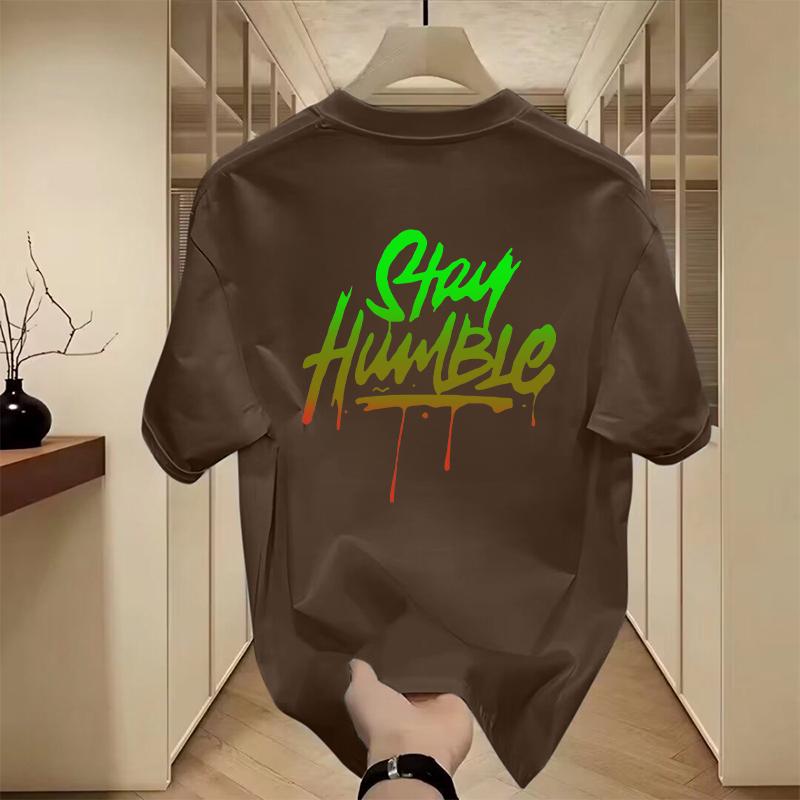 Product Introduction of Casual fashion top 100% cotton loose unisex T-shirt 10