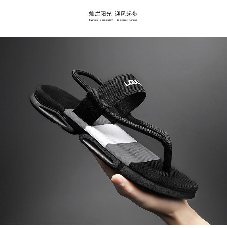 Product Introduction of New Men's Sandals Dual-Use Outdoor Casual Beach Shoes Men's Foreign Trade Slippers Men's Platform Non-Slip 8