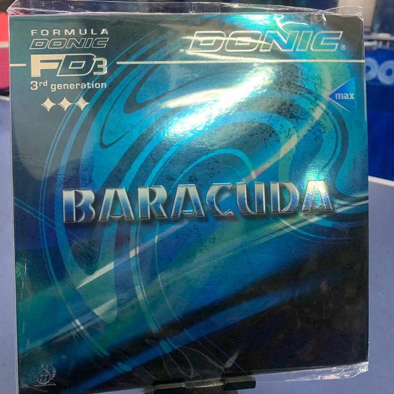 DONIC - Rivestimento Baracuda, 2,0 mm, colore: Nero DONIC - Rivestimento Baracuda, 2,0 mm, colore: Nero