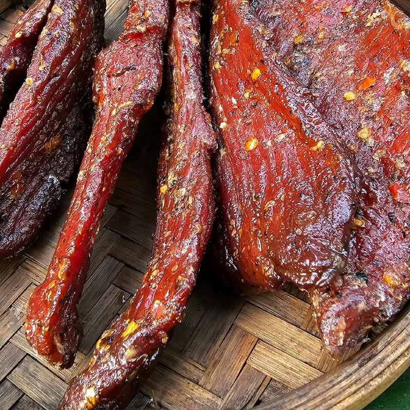 Gói Ăn thử 250Gram Thịt lợn sấy khô gác bếp Mai Tây Bắc