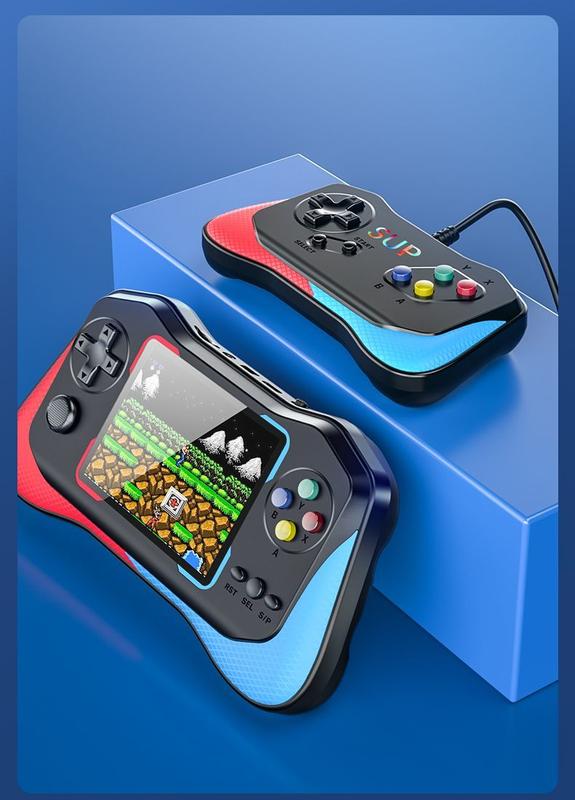 Product Introduction of Handheld Game Console Large Screen 500 Games Classic Nostalgic New Sup Rocker Children Double Rechargeable Game Console 25