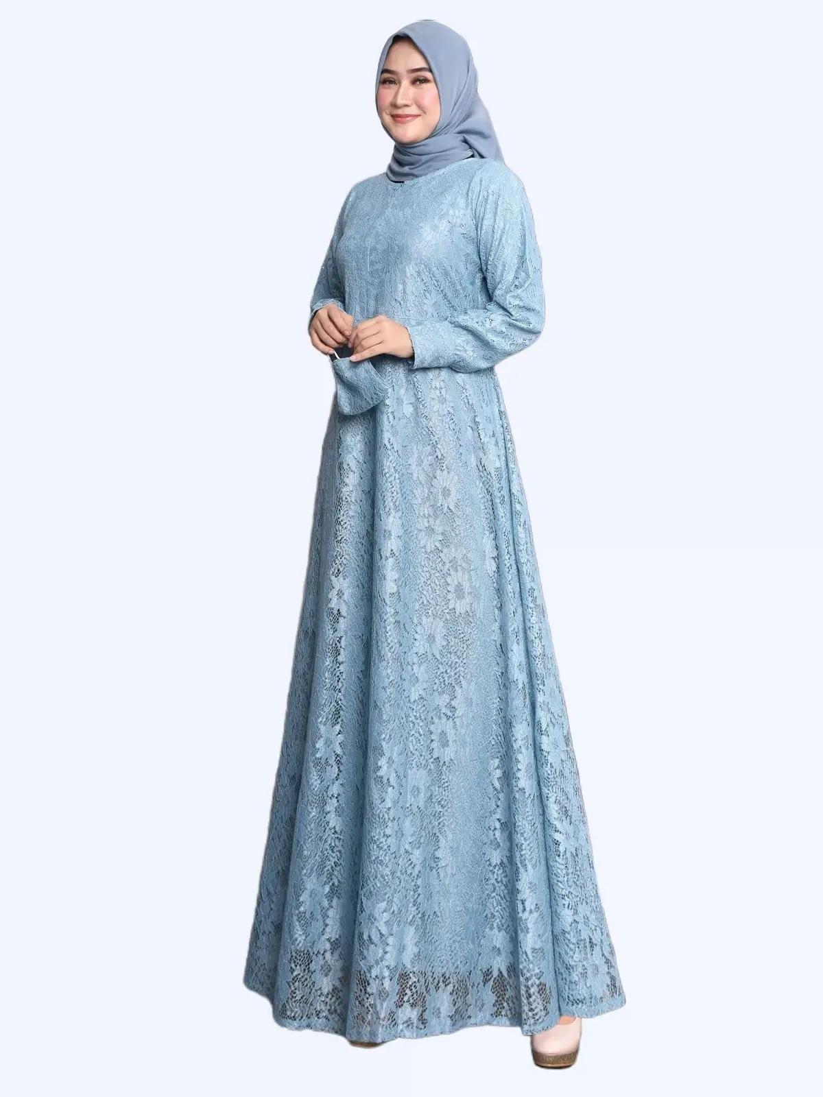 gamis safana gamis burkat jumbo dress kondangan dress pesta free masker Wanita Muslim Mewah Lembut Tebal