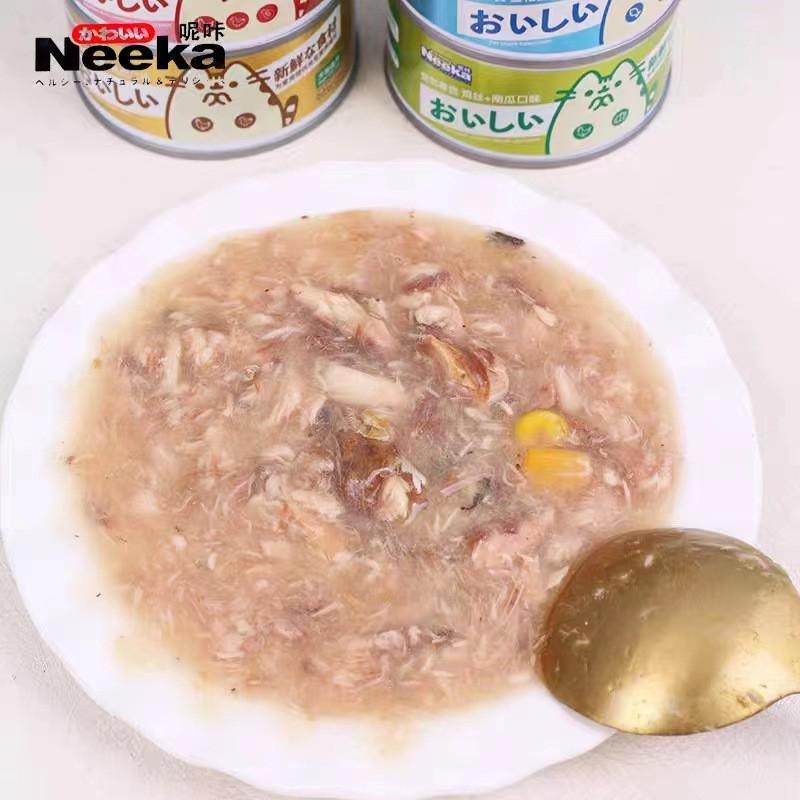 (MỚI - ĐỦ 9 VỊ)1 Lon Pate Neeka lon 80g Dinh Dưỡng Cao, Thơm Ngon, Nhiều Vị Dành Cho Mèo Mọi Lứa Tuổ, pate pet, pate nekko, pate nekka neka 3
