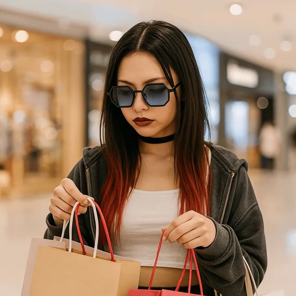 Trendy Polygonal Fashion Glasses, Multi-Color UV400 5 Pack Reading Glasses for Women Fashion Blue Light Blocking  main image 4