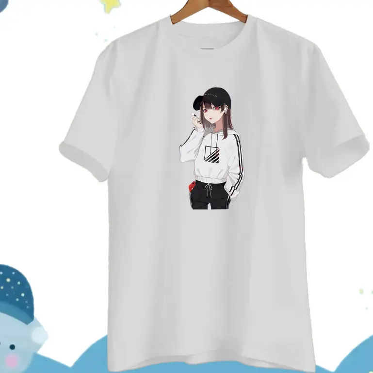 KAOS ANAK PEREMPUAN LENGAN PENDEK OVERSIZE JUMBO USIA 10-13 TAHUN D522 Fashion 0