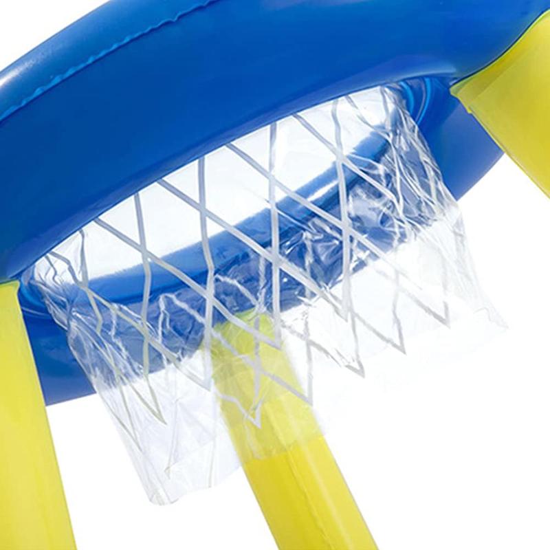 Lcnjscgo Pool Basketball Hoop Toys Games with Ball Set Floating Water Basketball for Summer Swimming Pool Inflatable Outdoor Toys for for Kids Ages 4-8-12 Boys Girls Teens and Adults 3