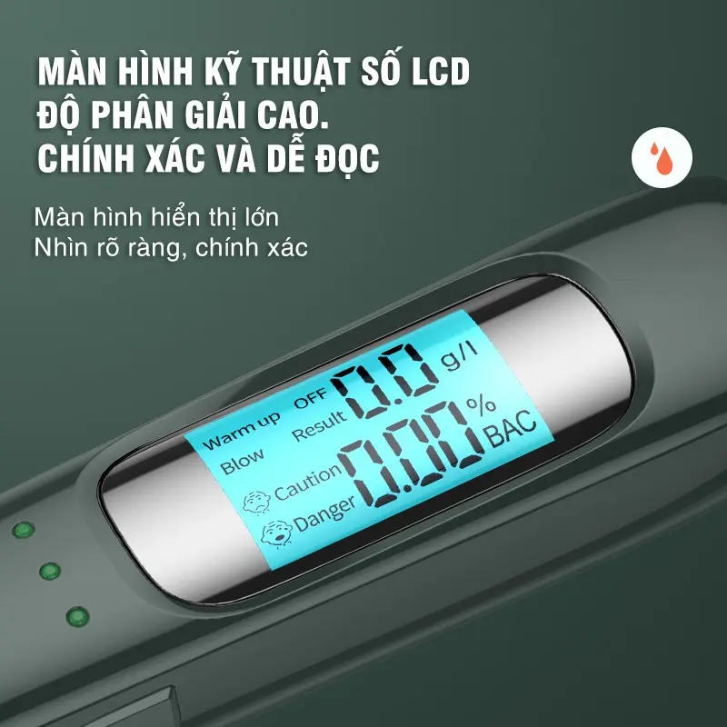 Máy Đo Nồng Độ Cồn C07 An Toàn Tuyệt Đối Trên Đường Bằng Cách Đo Nồng Độ Cồn Chính Xác chỉ trong 3 Giây - T213 5