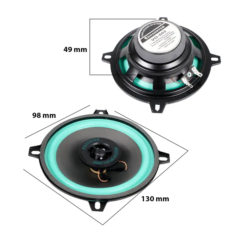 Speaker pintu mobil 5 inch subwoofer 2way 100watt / speaker pintu woofer 100watt Full Range 6
