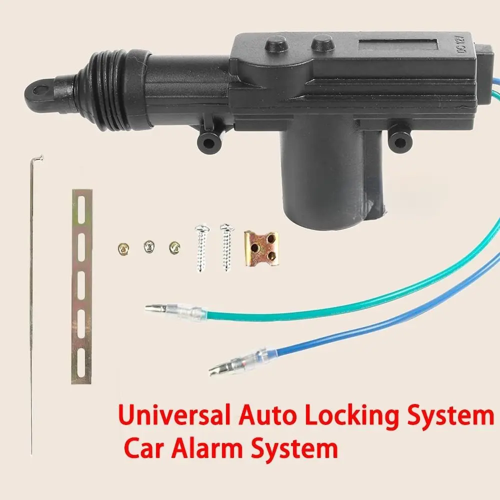 Auto Lock System Module 12V 2 Wire Power Door Lock Actuator Universal Auto Locking System Car ...