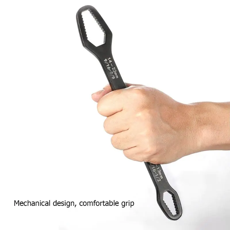 Alloet Kunci Pas Double-Head Key Wrench Ratchet Spanner - RL215 1