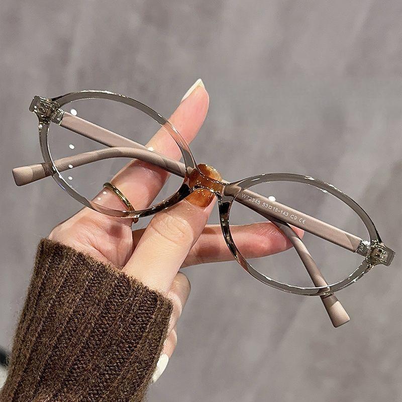 Mắt kính cận thị kính cận có độ sẵn - 0.50 ~ - 6.00 độ Kính Cận Gọng Trong Suốt Chống Ánh Sáng Xanh Phong Cách Hàn Quốc Thời Trang kính 8899