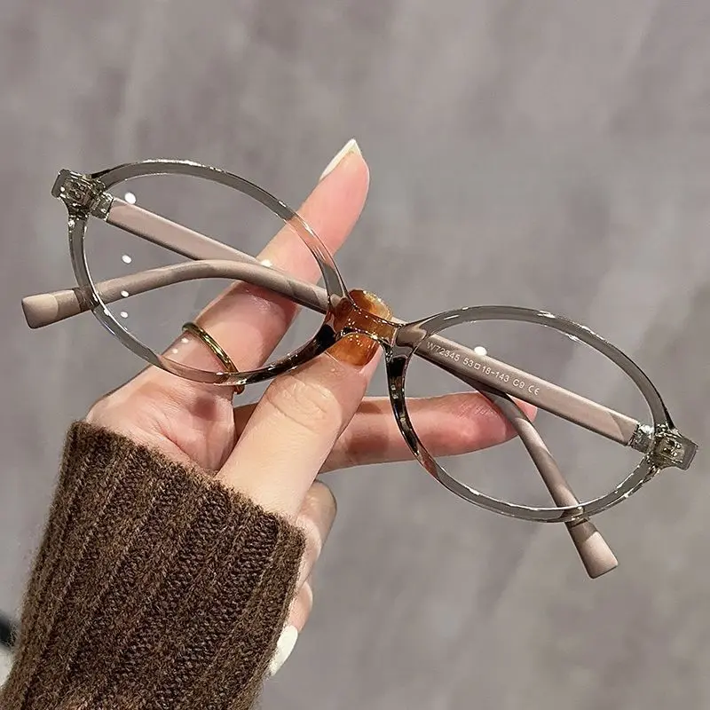 Mắt kính cận thị kính cận có độ sẵn - 0.50 ~ - 6.00 độ Kính Cận Gọng Trong Suốt Chống Ánh Sáng Xanh Phong Cách Hàn Quốc Thời Trang kính 8899