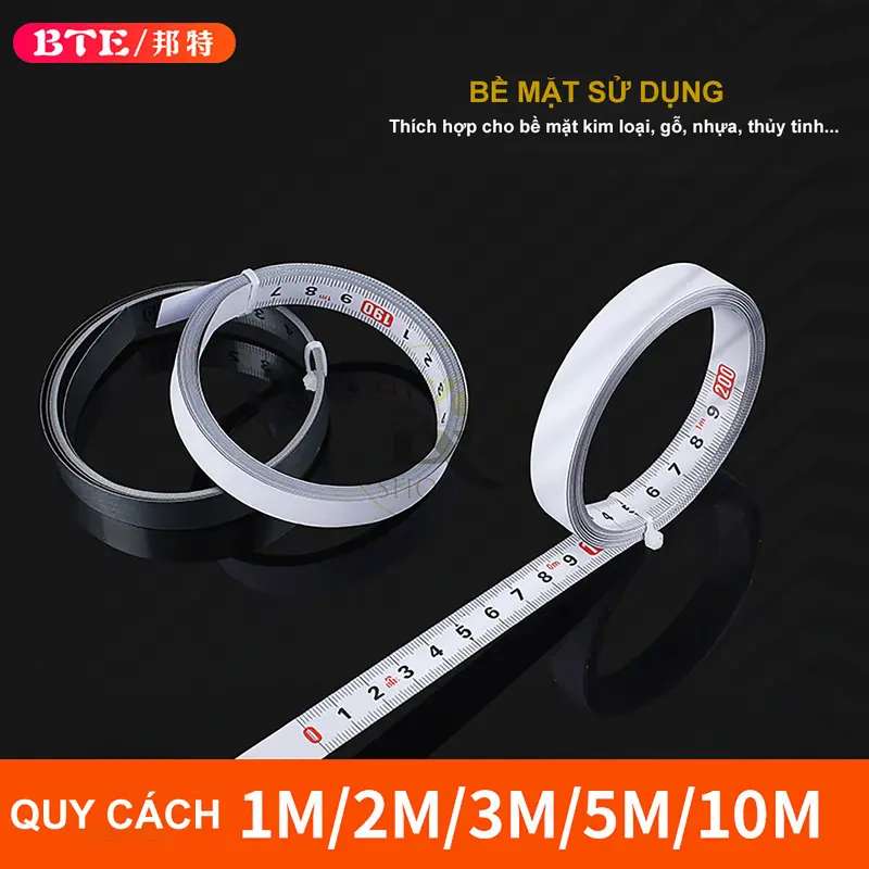Thước dán BTE 13mm - tiện lợi dùng dán bàn máy, cơ khí, bàn mộc 4