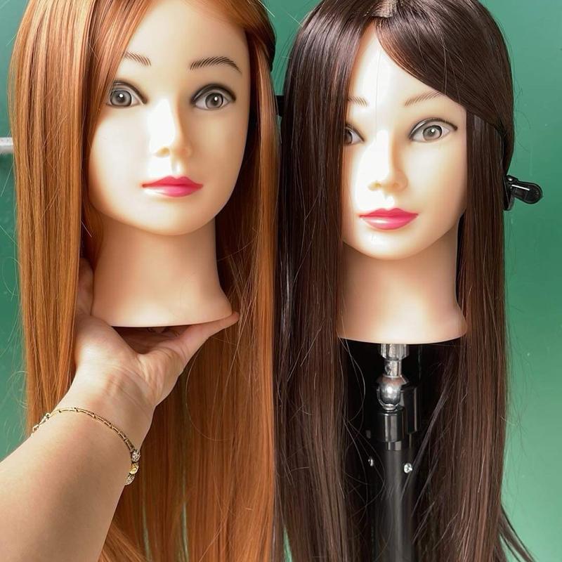 Đầu manocanh có mái học cắt Đầu ken học cắt tóc nữ Tóc Giả Women