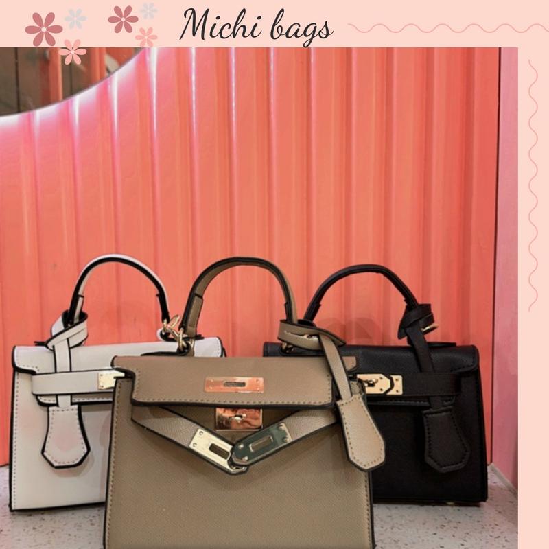 Tặng Khăn Túi xách hờ mờ tag bạc form cứng cáp sành điệu