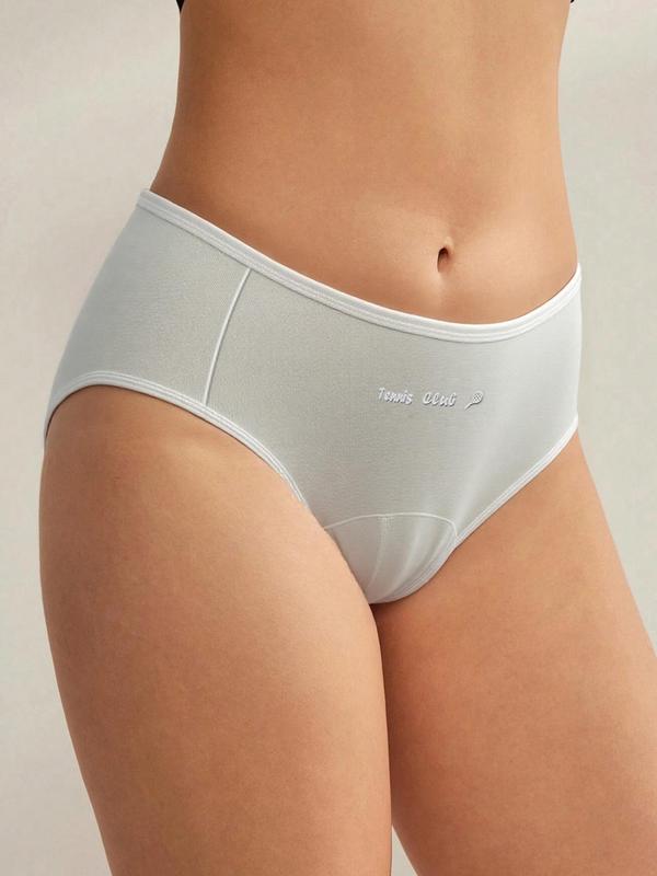 Women's Letter Print Panty, Casual Comfy Breathable Knicker for Daily Wear, Ladies Underwear for All Seasons 3