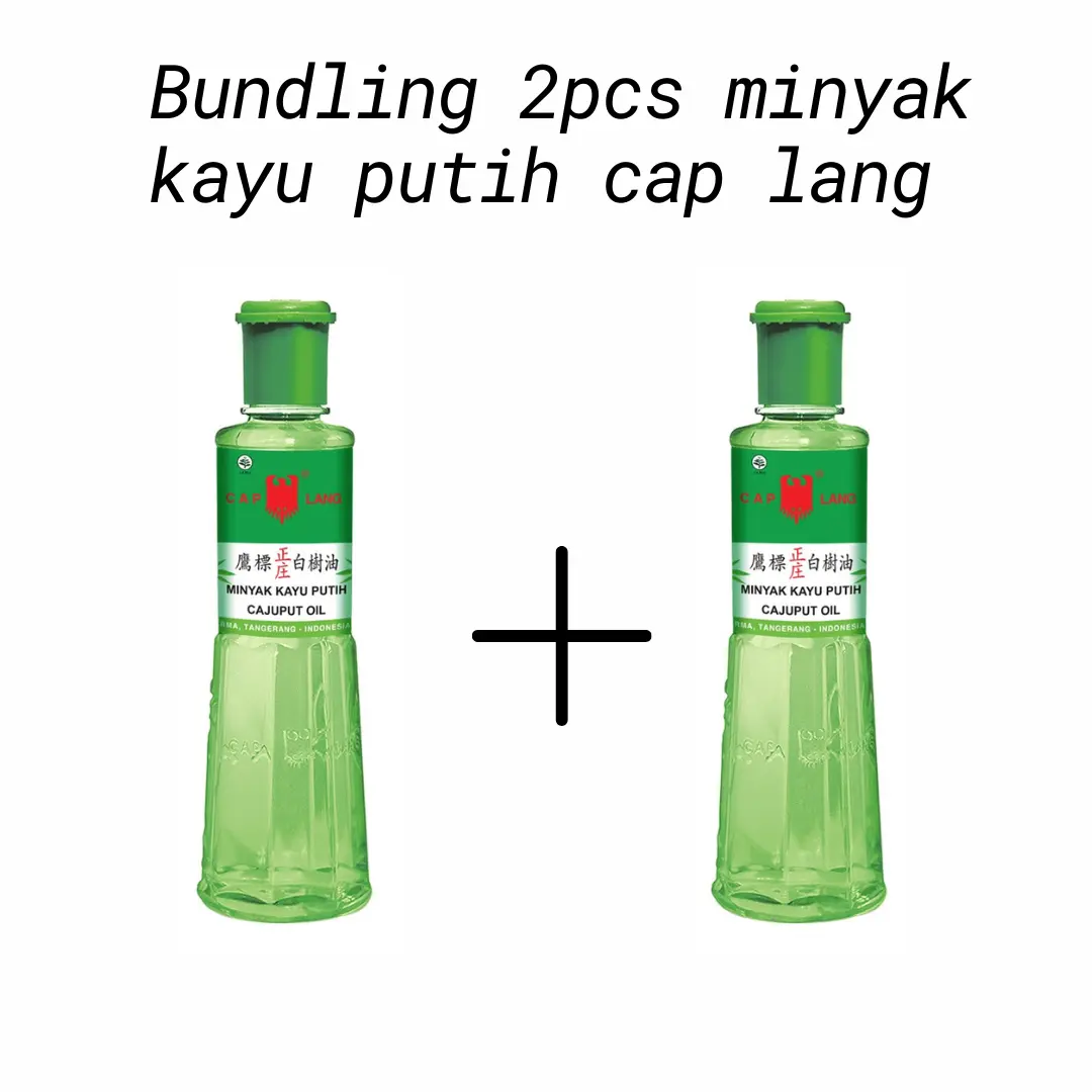Paket 2Pcs Minyak Kayu Putih Semua Ukuran 60ml 120ml 210ml