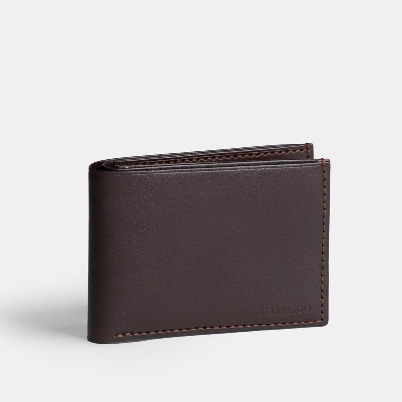 Ví Nam gập đôi Taurus 2 dáng, chất liệu da bò nhập khẩu cao cấp, mềm mại, bền bỉ - LEONARDO