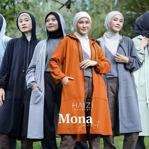 MONA LONG JACKET HAIZI ZIZARA JAKET PANJANG MUSLIMAH