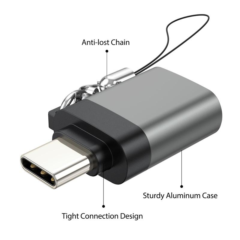 Product Introduction of Cáp chuyển đổi OTG USB sang type-C ip, truyền giữ liệu sang điện thoại. 3