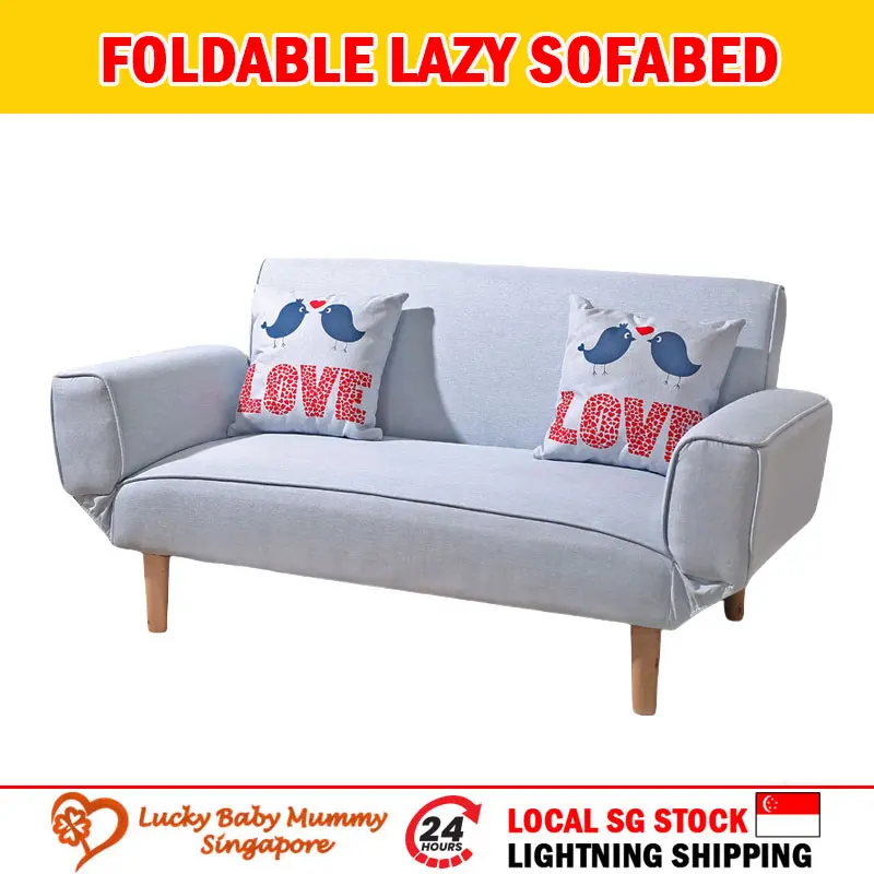 Z3 Foldable Lazy Sofa bed for Small Spaces / Fabric Sofa Bed / Double Sofa Chair