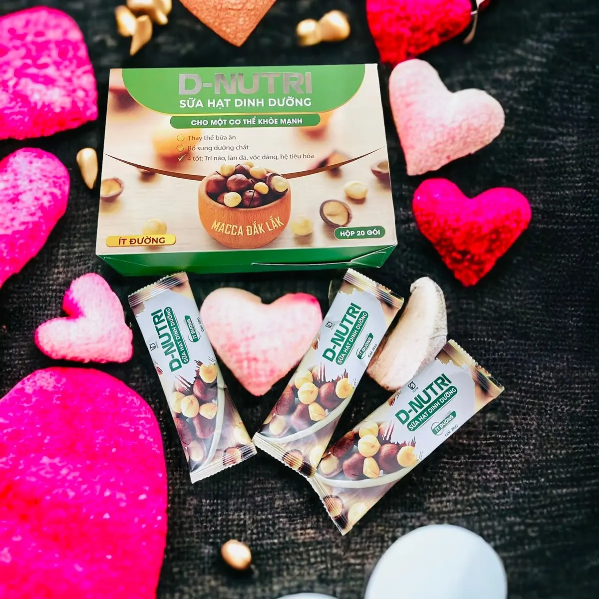 D NUTRI SỮA HẠT COMBO 5SP Tự nhiên Không chứa sữa Không chứa sữa