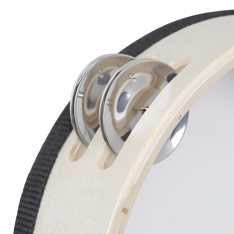 Product Introduction of Hand Percussion Instrument, Handheld Double Row Tambourine Drum, Musical Instrument for Kids & Adults, Percussion Instrument for Home & Studio 3