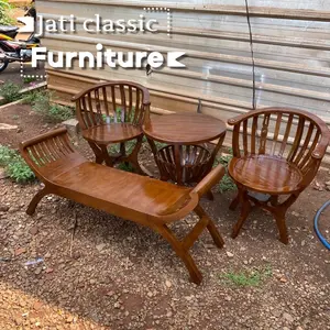 (KURSI TERAS) kursi mangkok kombinasi bangku yuyu