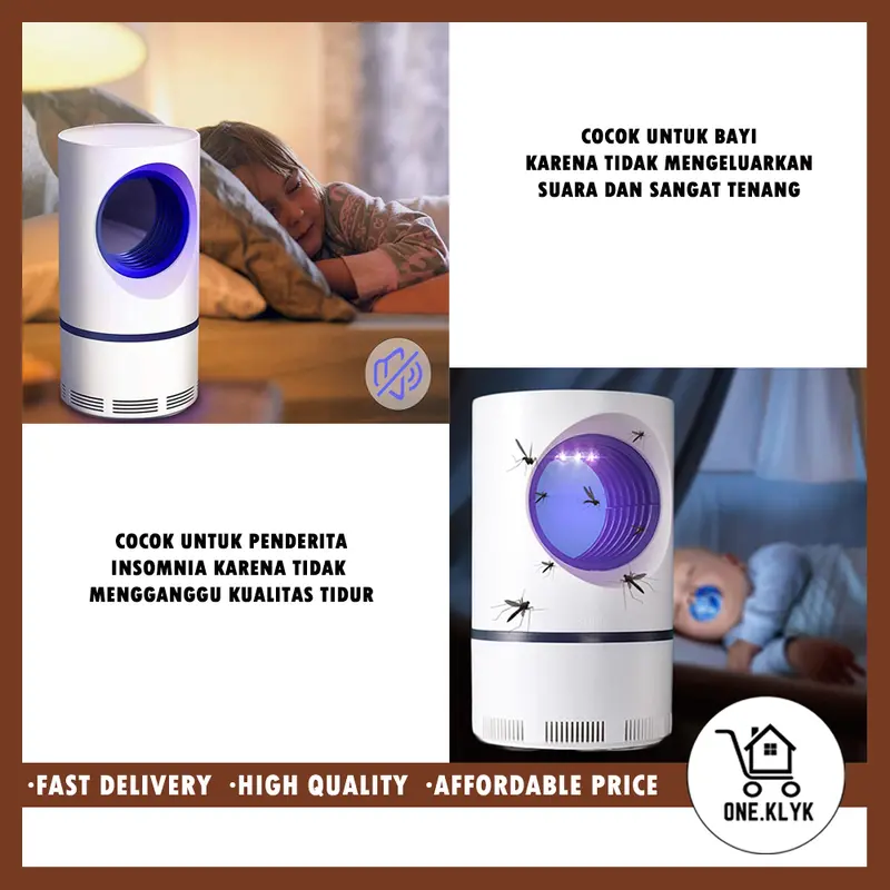 Mosquito Catcher - Perangkap Nyamuk Elektrik Lampu LED - Mosquito Killer 5