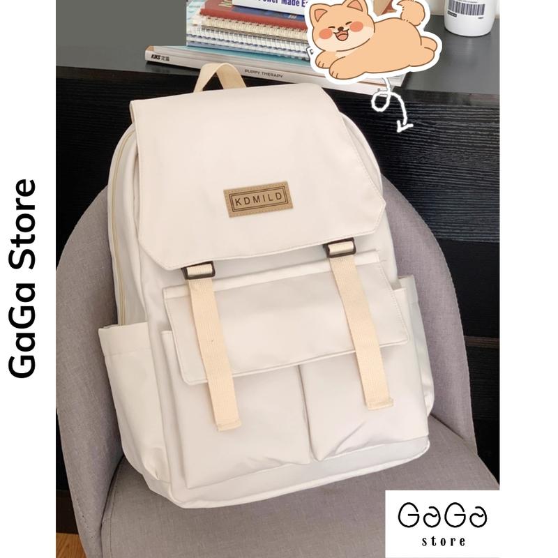 Balo đi học thời trang unisex phong cách hàn quốc nắp kdmild B618 gaga store