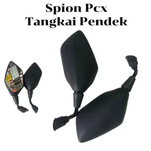 #GR# Spion Motor Spion Pcx Spion  Tangkai pendek Universal Buat Semua Honda & Yamaha Bisa