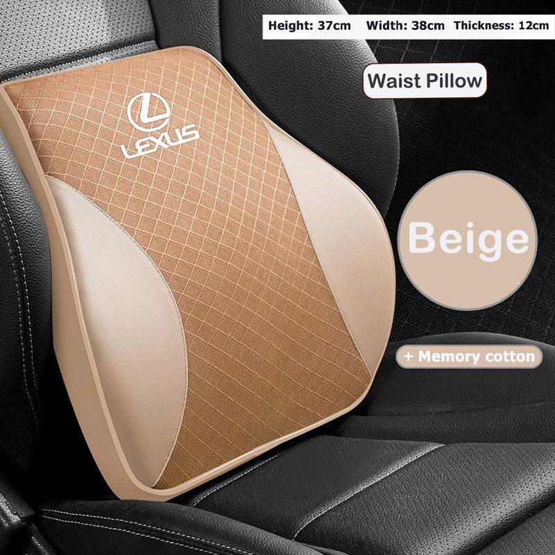 Product Introduction of Gối ô tô, Tựa đầu và tựa lưng, Đệm thắt lưng bằng bông Nhớ Ghế ô tô, Thích hợp cho Lexus UX, LX570, ES200, RX270, NX200, ES300h, RX300, Nội thất 20