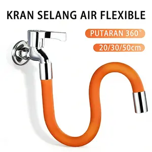 Selang Sambungan Keran Air Universal 360 Derajat - Fleksibel Anti Pecah Anti Percikan untuk Cuci Piring Dapur
