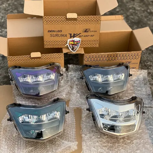 Đèn pha 2 tầng suruma gắn các dòng wave , 50/100/110