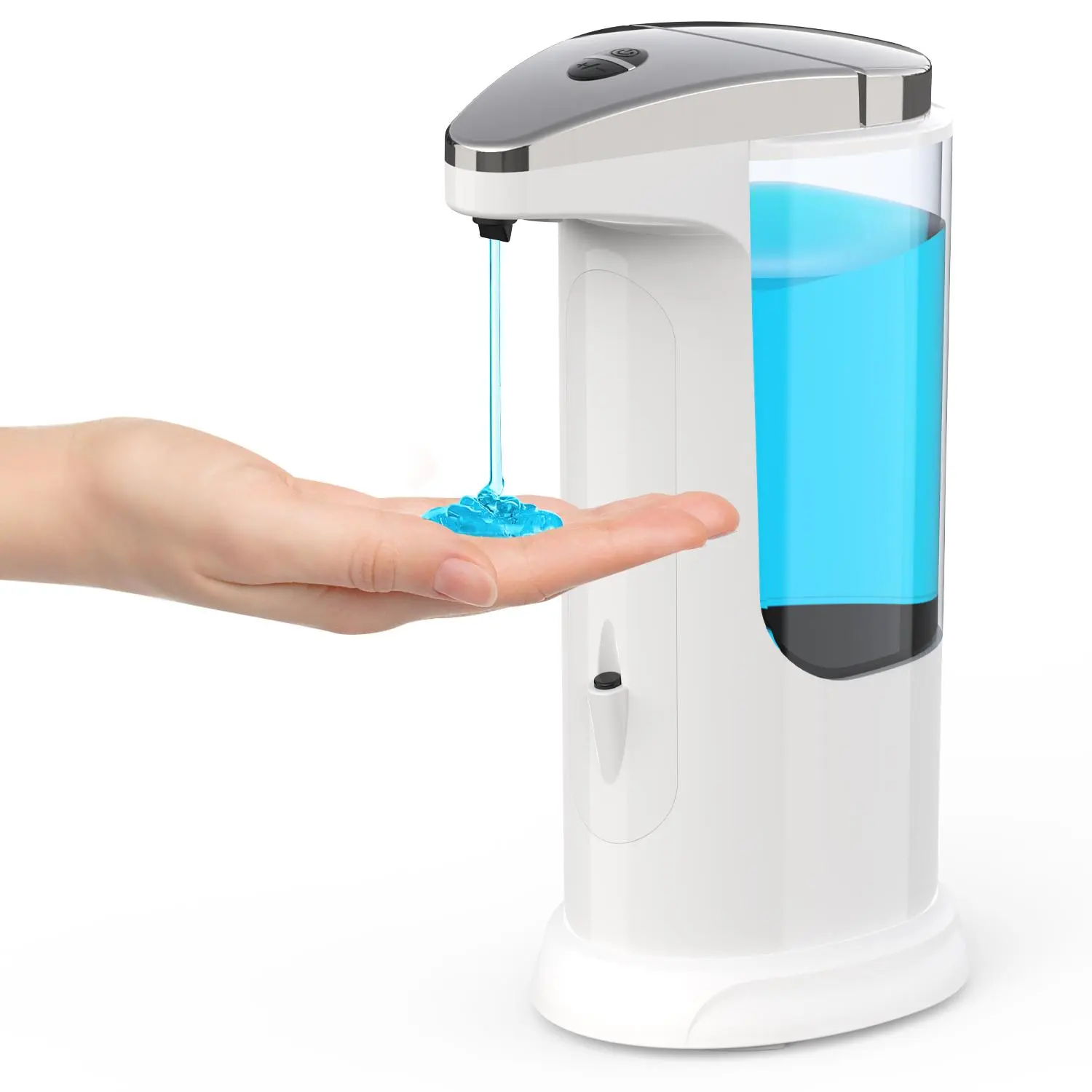 Automatic Soap Dispenser, 1 Count Touchless Dish Soap Dispenser With Infrared Sensor, Adjustable Soap Dispensing Levels For Bathroom Kitchen, Home Goods