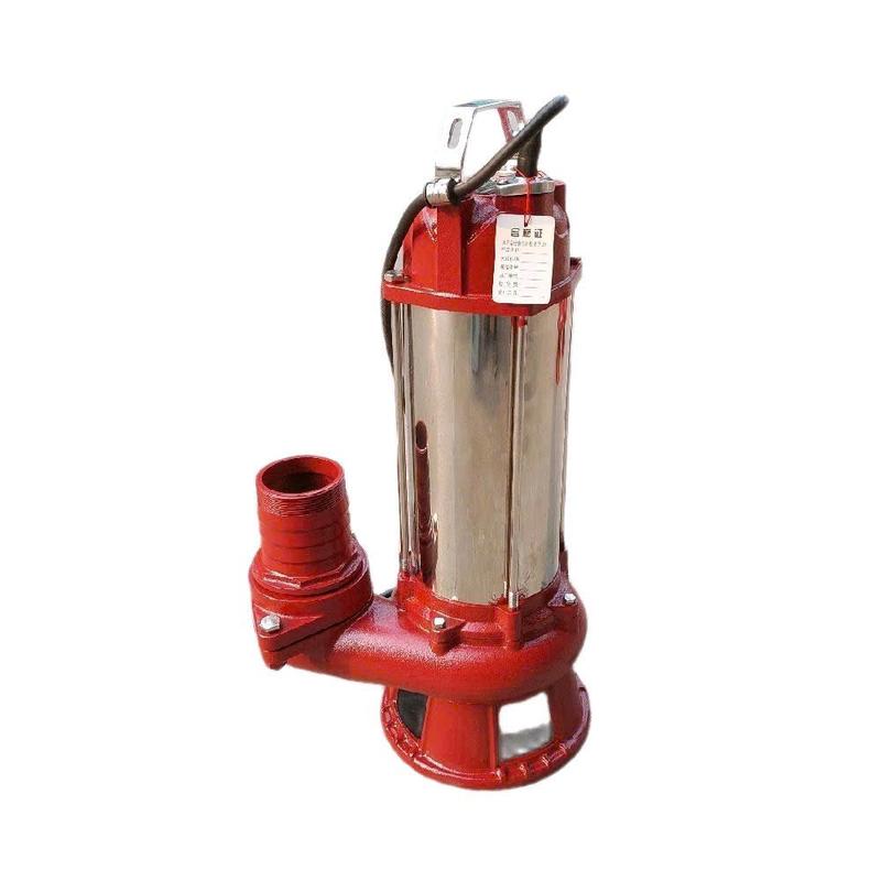  Máy bơm tõm cắt rác công suất 750-1100w - Máy bơm chìm hút bùn chất thải công nghiệp 