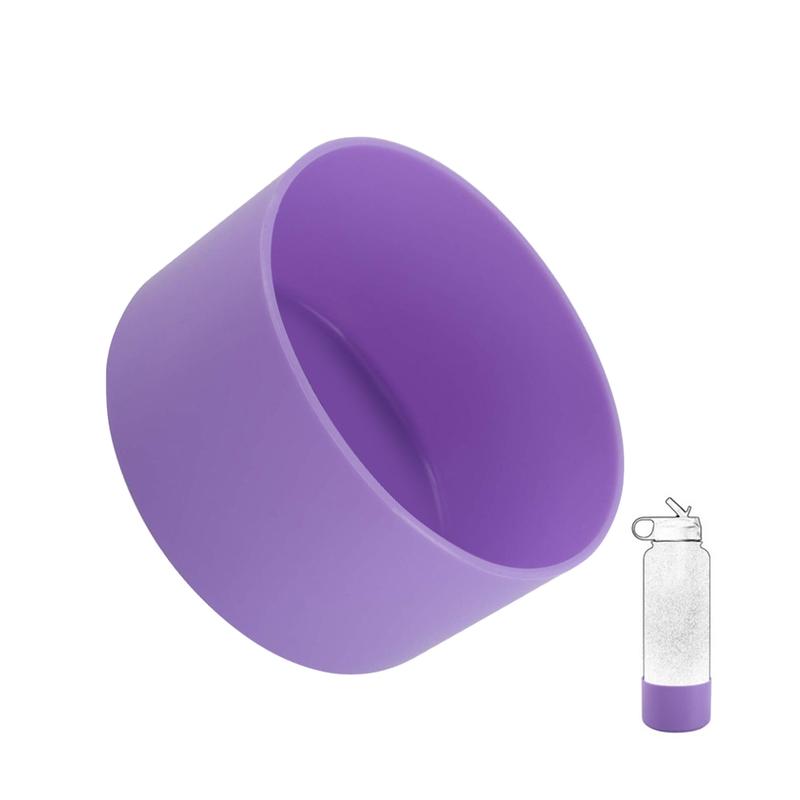 1PC Anti-Slip Bottle Silicone Boot Sleeve Bottom Sleeve Cover For 32&40oz Wide Mouth Water Bottle For Outdoor Camping Hiking #440454 2