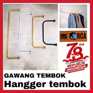 Gantungan baju tembok gawang tembok