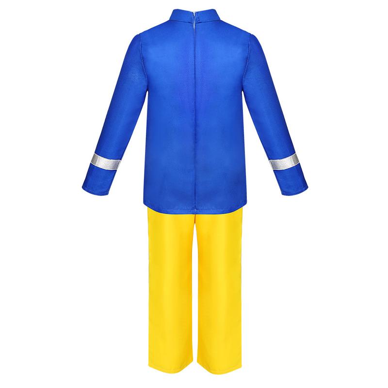 Product Introduction of Halloween Firemansam Children's Performance Costume and Accessories Stage Performance Clothing Clothes Sam Fireman 3