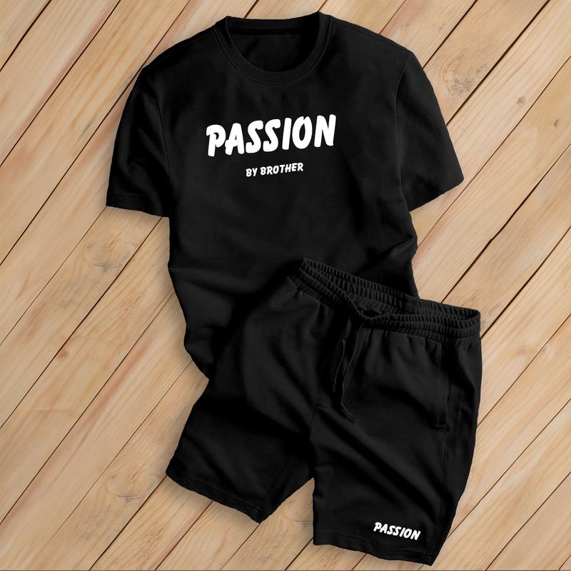 Bộ PASION Nam Nữ Mặc Thoải Mái Form Rộng Tay Lỡ Cao Cấp Dễ Phối Đồ Mát Mẻ Menswear Áo Nhung