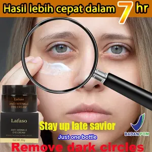 LAFASO serum mata cream Menghilangkan Kantung Mata Dengan Cepat Krim mata anti kerut Krim mata mencerahkan anti penuaan anti kerut lingkaran hitam mumutihkan mencerahkan-eye cream mata panda-Krim Mata untuk Kencangkan Kerutan-cream kantung mata ampuh bpom
