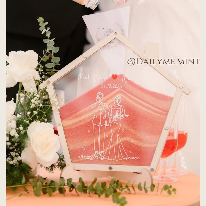 Khung Rót Cát Hình Ngôi Nhà Thiết Kế Theo Yêu Cầu - Dailymemint