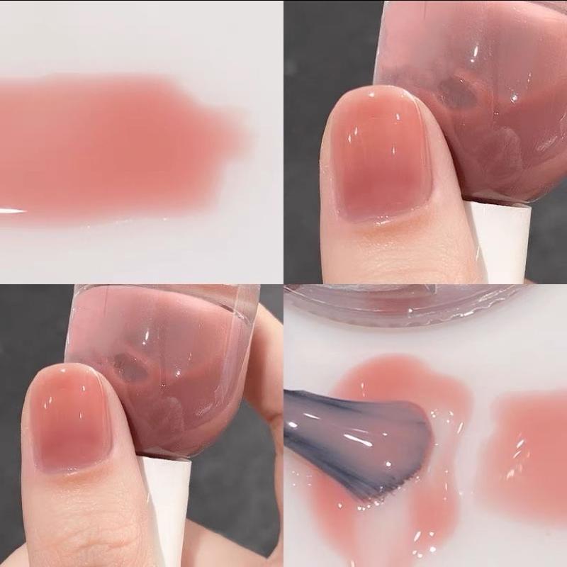 Sơn Móng Tay, Không Nướng, Có Thể Xé, Dựa Trên Nước, Không Vị, Tự Nhiên, Màu Đỏ Và Trắng, Thích Hợp Cho Học Sinh, Hàng Mới Về, Phổ Biến 0