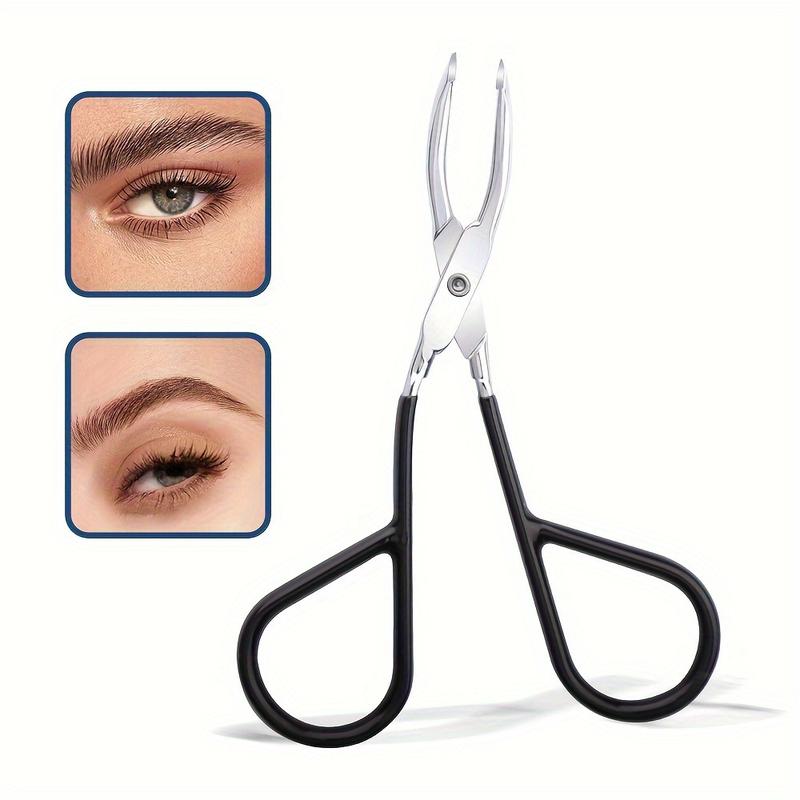 Kẹp Nhíp Lông Mày Có Tay Cầm Kéo, Unisex, Dụng Cụ Bóc Tóc, Dành Cho Nam Và Nữ, Dễ Cầm Nắm, Thích Hợp Cho Râu Và Ria Mép, Không Có Mùi Thơm, Dụng Cụ Cạo Râu Và Tẩy Lông Cá Nhân 2