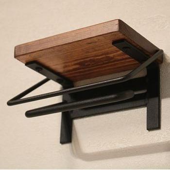 PAPER HOLDER/RAK TISSU GULUNG ANTI KARAT/RAK KAYU GANTUNG TISSU TOILET  AESTHETIC JAPANDY STYLE 2