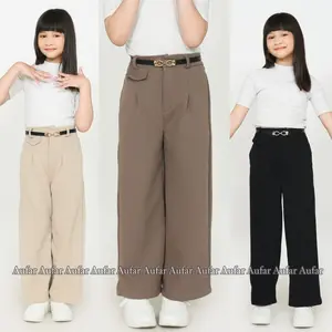 Celana kulot anak perempuan oro pants knit premium