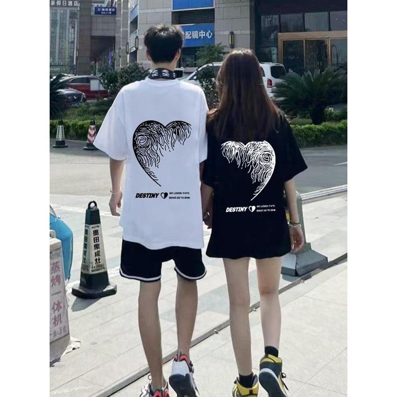 Trang Phục Cặp Đôi, Disoo, Trang Phục Mùa Hè, Thương Hiệu Độc Đáo, Bộ Đồ Áo Phông ngắn Tay Roora Khác Nhau, Thiết Kế Đẹp, Hàng Mới Về Năm 2024 Nữ 1
