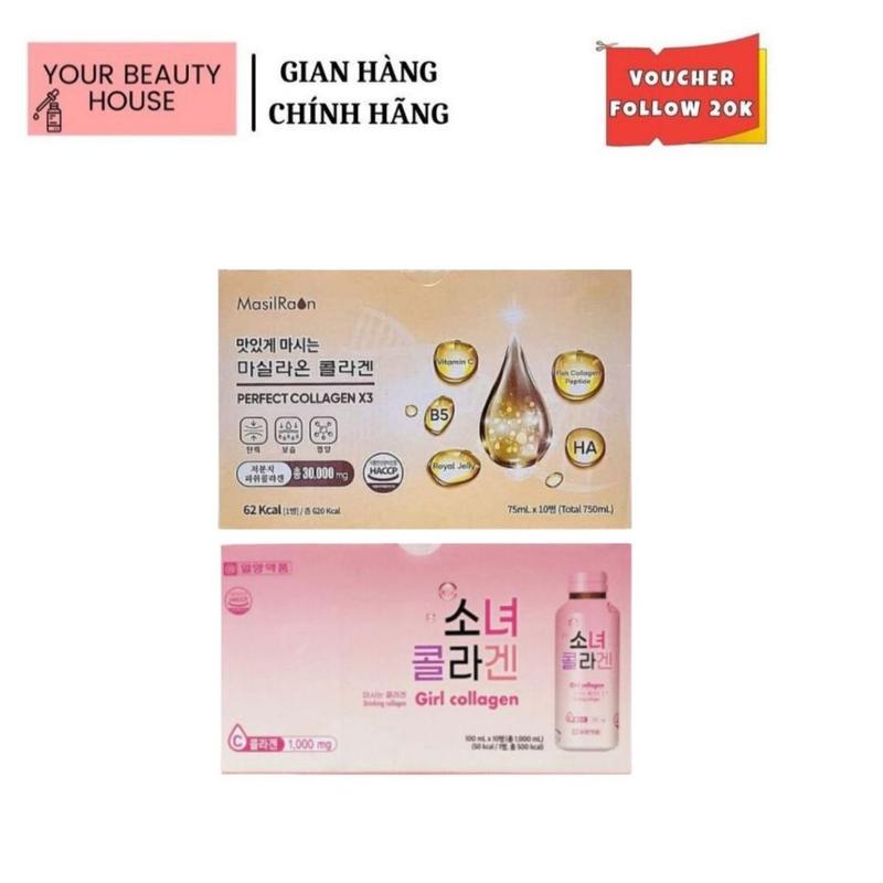  Nước Uống Giúp Đep Da Collagen Hàn Quốc - FULL HỘP 