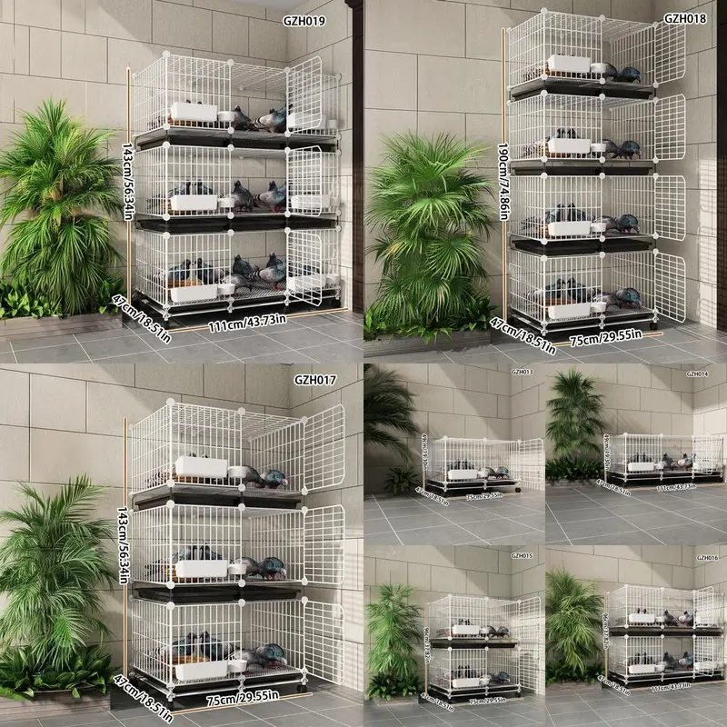 Bird Cage, Multi-layer Bird Cage, Bird Cage for Home, Bird Cage for Pigeon, Duck, Parrot, Pet Supplies, Pet Cage, Bird Supplies 1