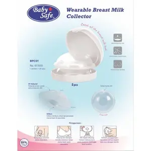 BPC01 Baby Safe Breastmilk Shell Collector / Breast Pad Silikon Babysafe